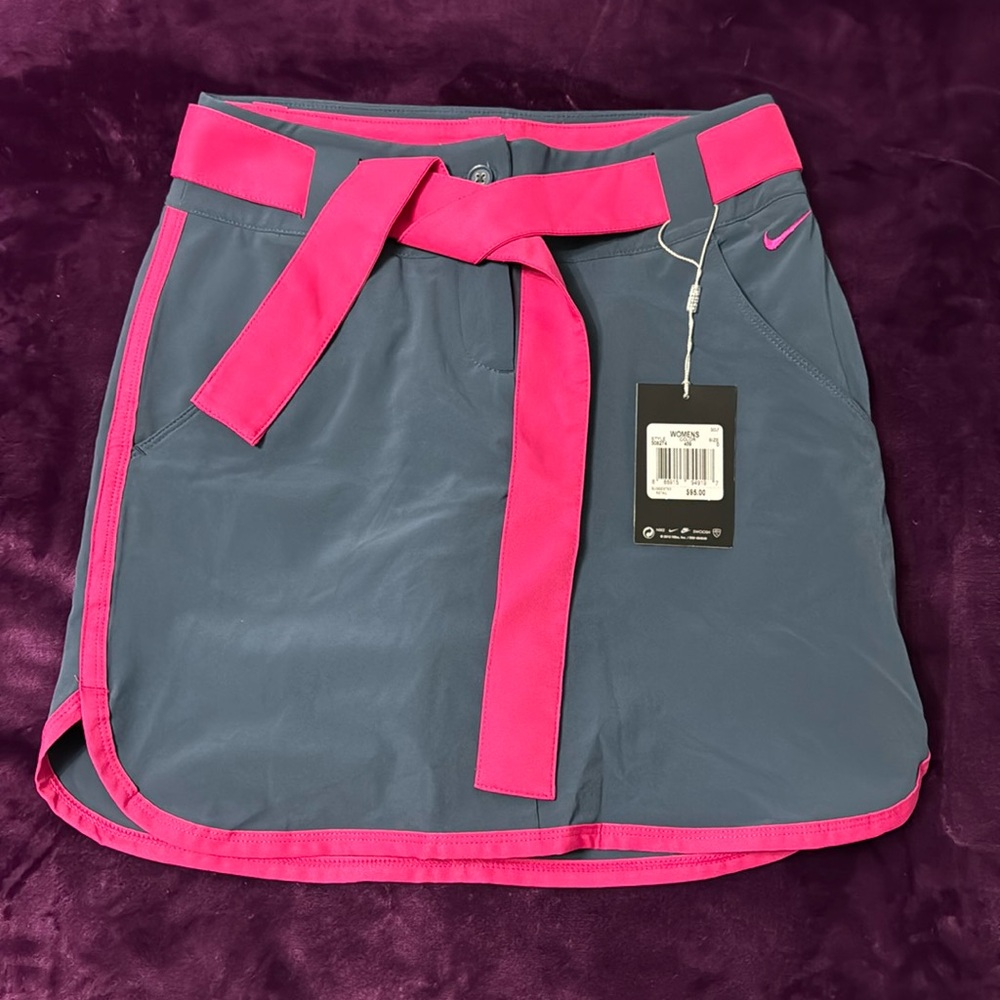 Nike Golf Skort Tour Performance Dri-Fit size 0 grey/pink